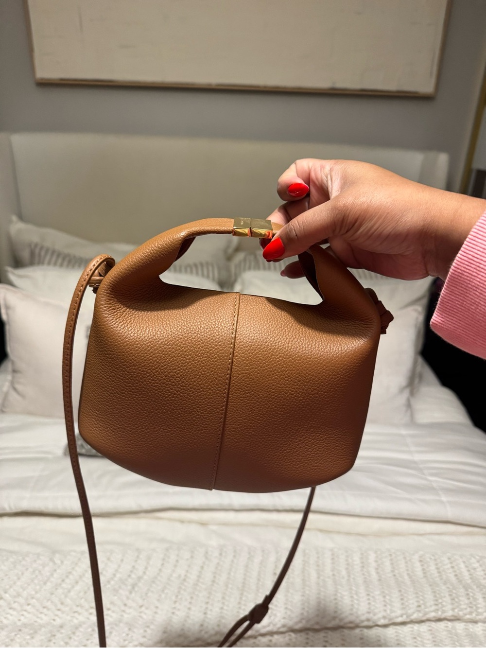 Polene Beri bag in Camel - Picture 3 of 11